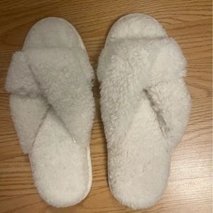 White slippers
